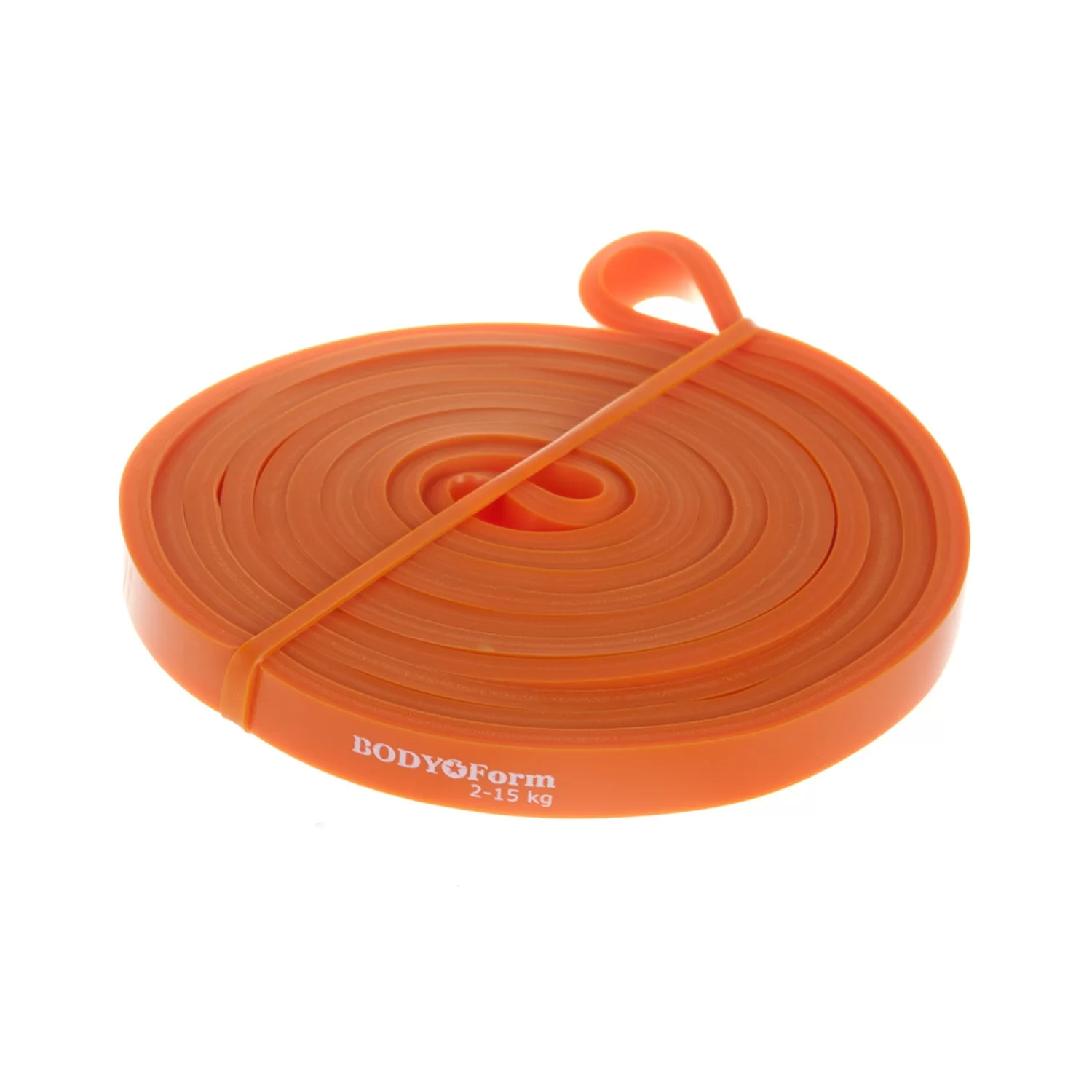 Фото Эспандер петля резиновая 208 * 1 * 0.45 см, 2-15 кг Body Form orange BF-RL10 со склада магазина СпортСЕ