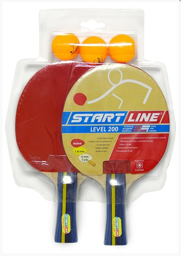 Фото Набор для настольного тенниса Start Line Level 200 61-300 со склада магазина СпортСЕ