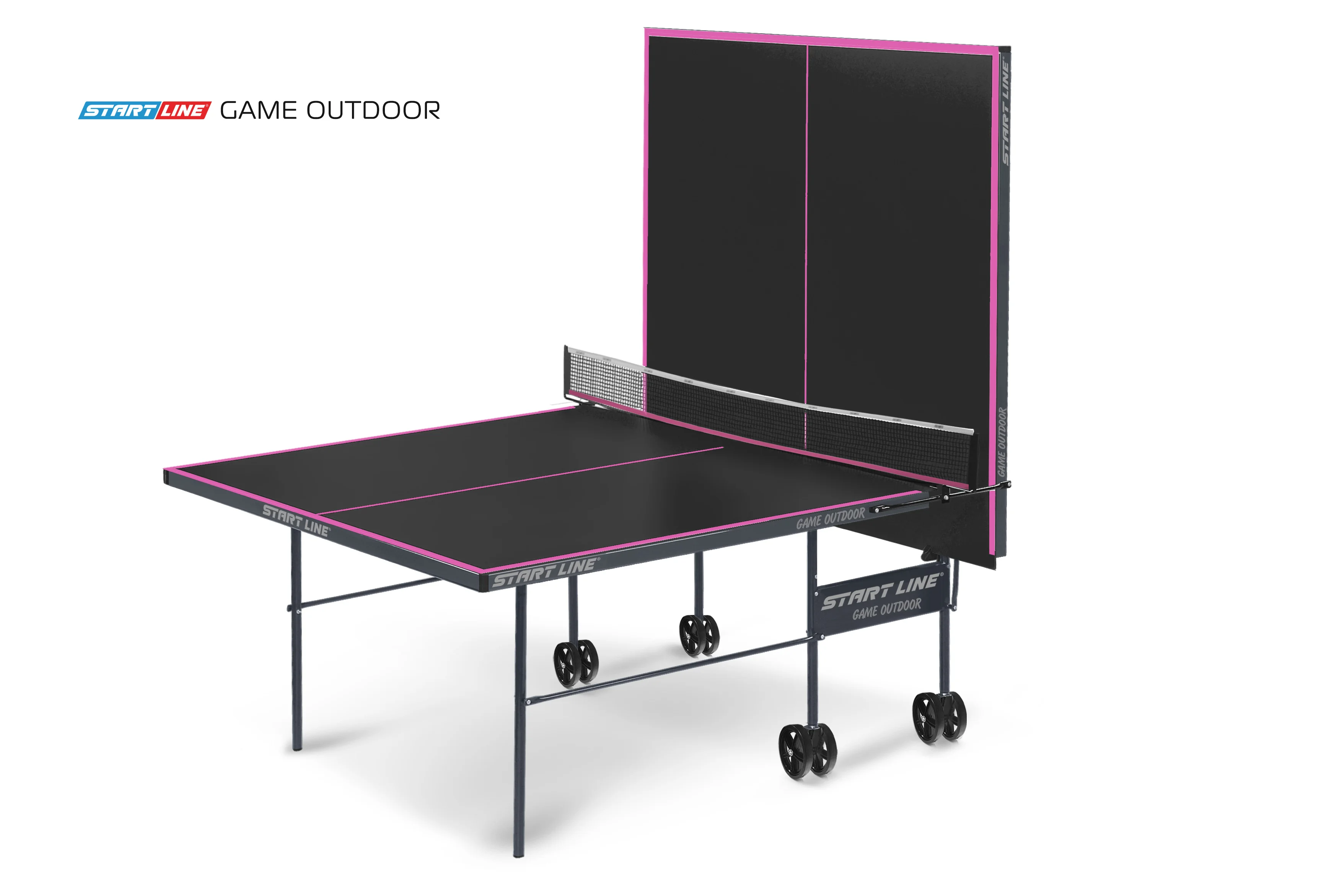  Стол теннисный Game Всепогодный с сеткой Black по низким ценам в Томске и Северске