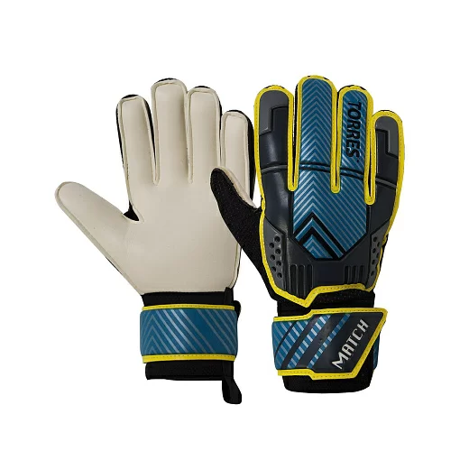 Фото Перчатки вратарские Torres Match черно-сине-желтый FG05216 со склада магазина СпортСЕ