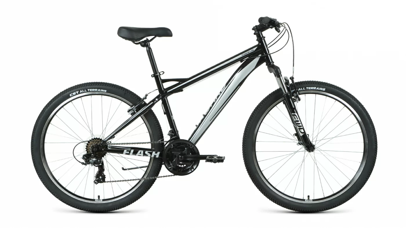 Фото Велосипед Forward Flash 26 1.2 S (2020-2021) черный/серый со склада магазина СпортСЕ