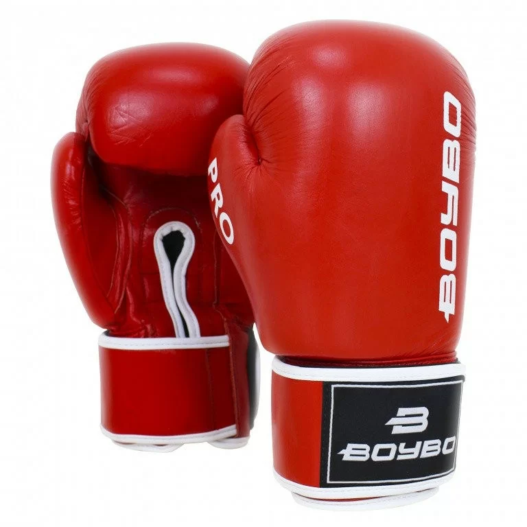 Фото Перчатки боксерские BoyBo Pro красные со склада магазина СпортСЕ