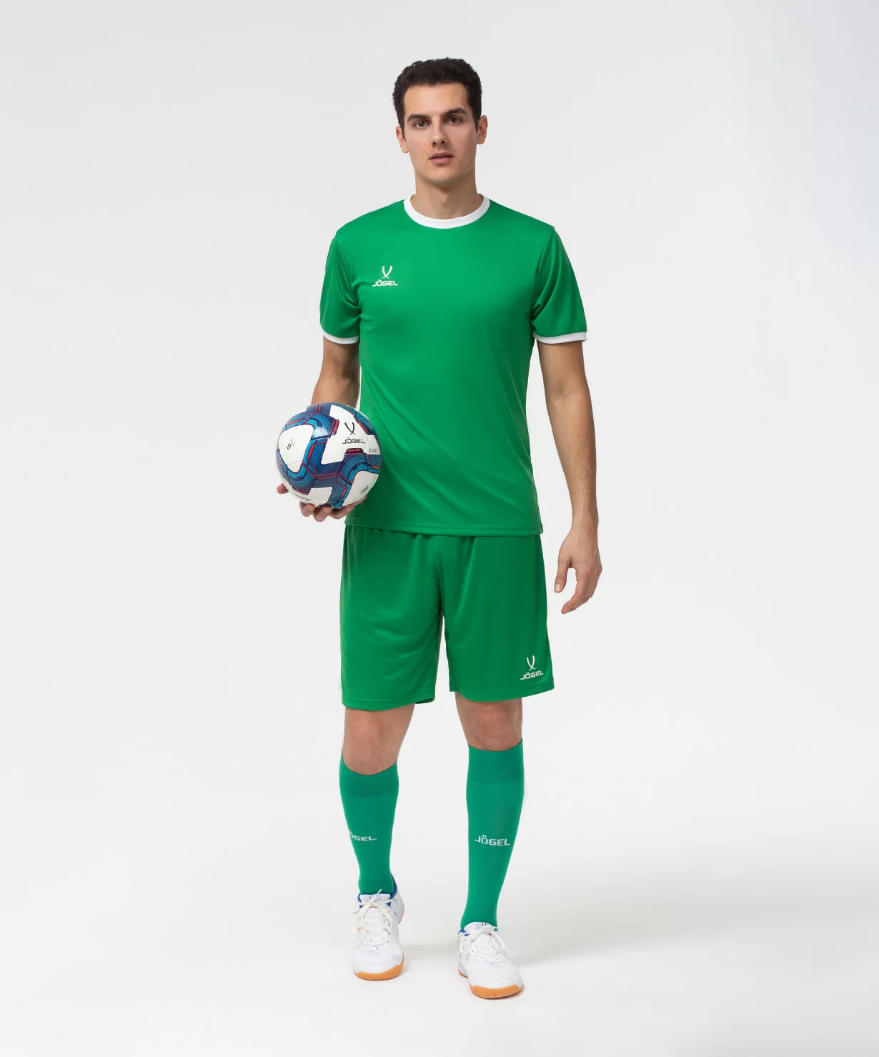 Фото Футболка футбольная CAMP Origin, зеленый/белый со склада магазина СпортСЕ