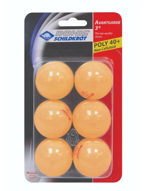 Фото Мяч для настольного тенниса Donic-Schildkröt 3* Avantgarde оранжевый УТ-00015345 со склада магазина СпортСЕ