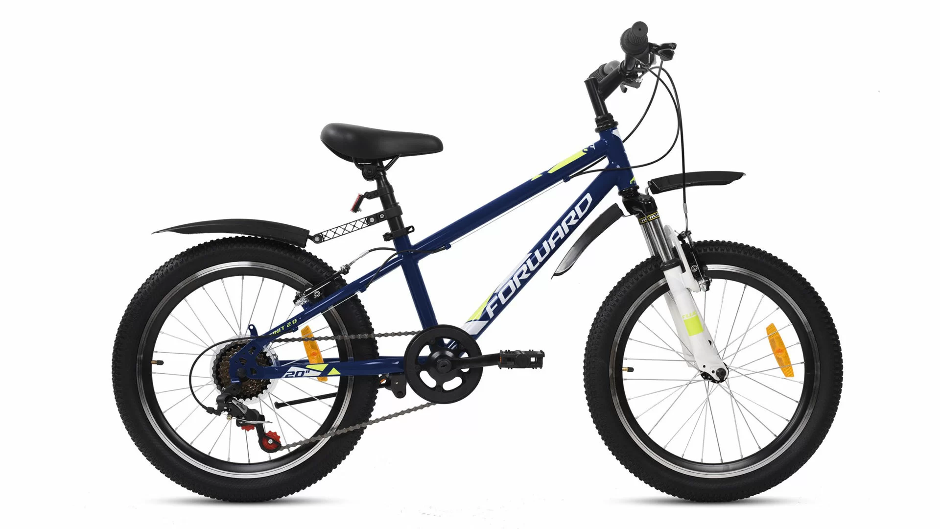 Фото Велосипед Forward Unit 20 2.0 (2020) темно-синий/белый RBKW01N06003 со склада магазина СпортСЕ