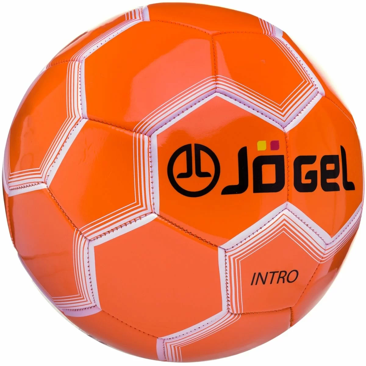 Фото Мяч футбольный Jogel JS-100 Intro №5 оранжевый УТ-00011389 со склада магазина СпортСЕ