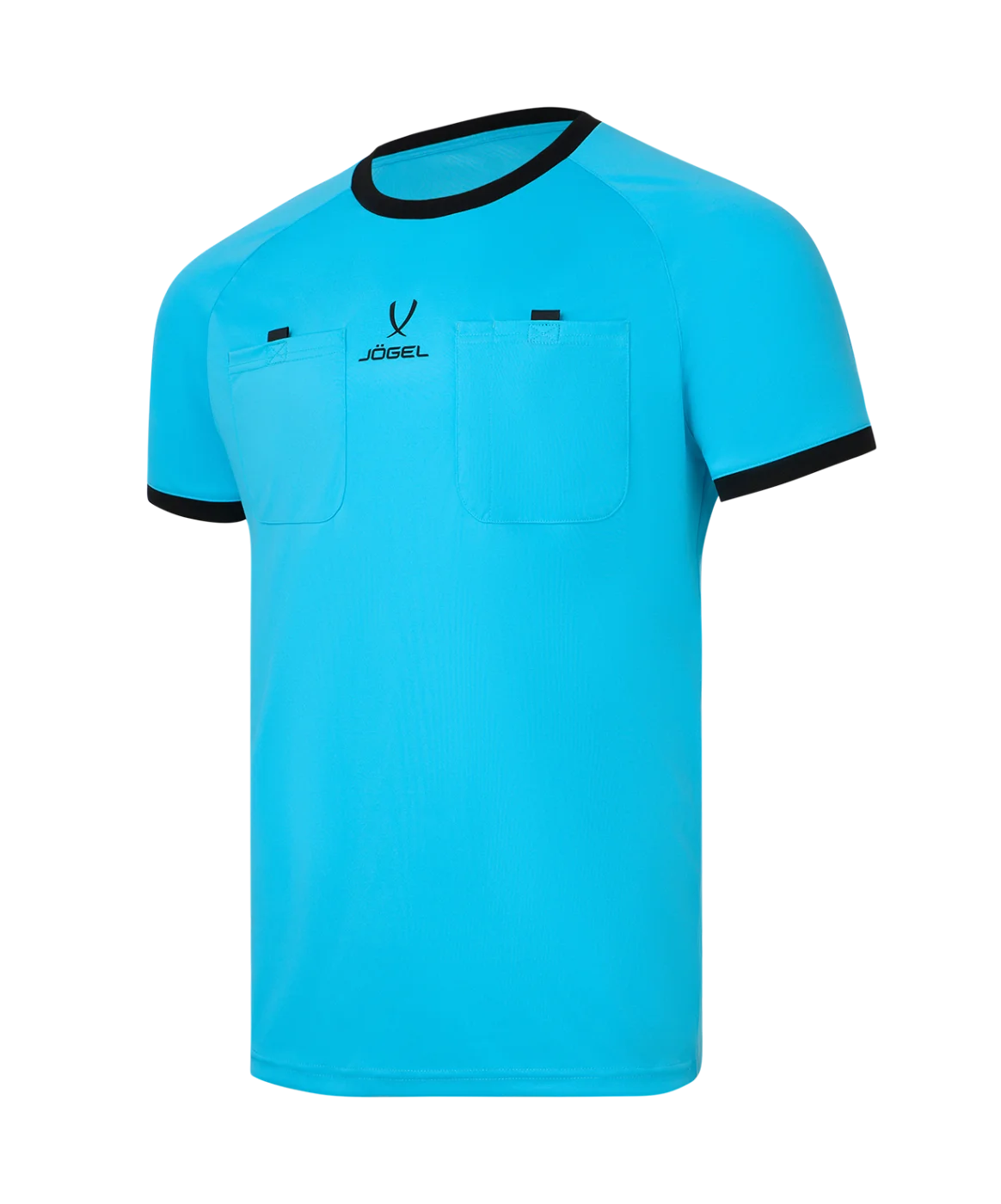  Футболка судейская JÖGEL Referee tee, голубой по низким ценам в Томске и Северске