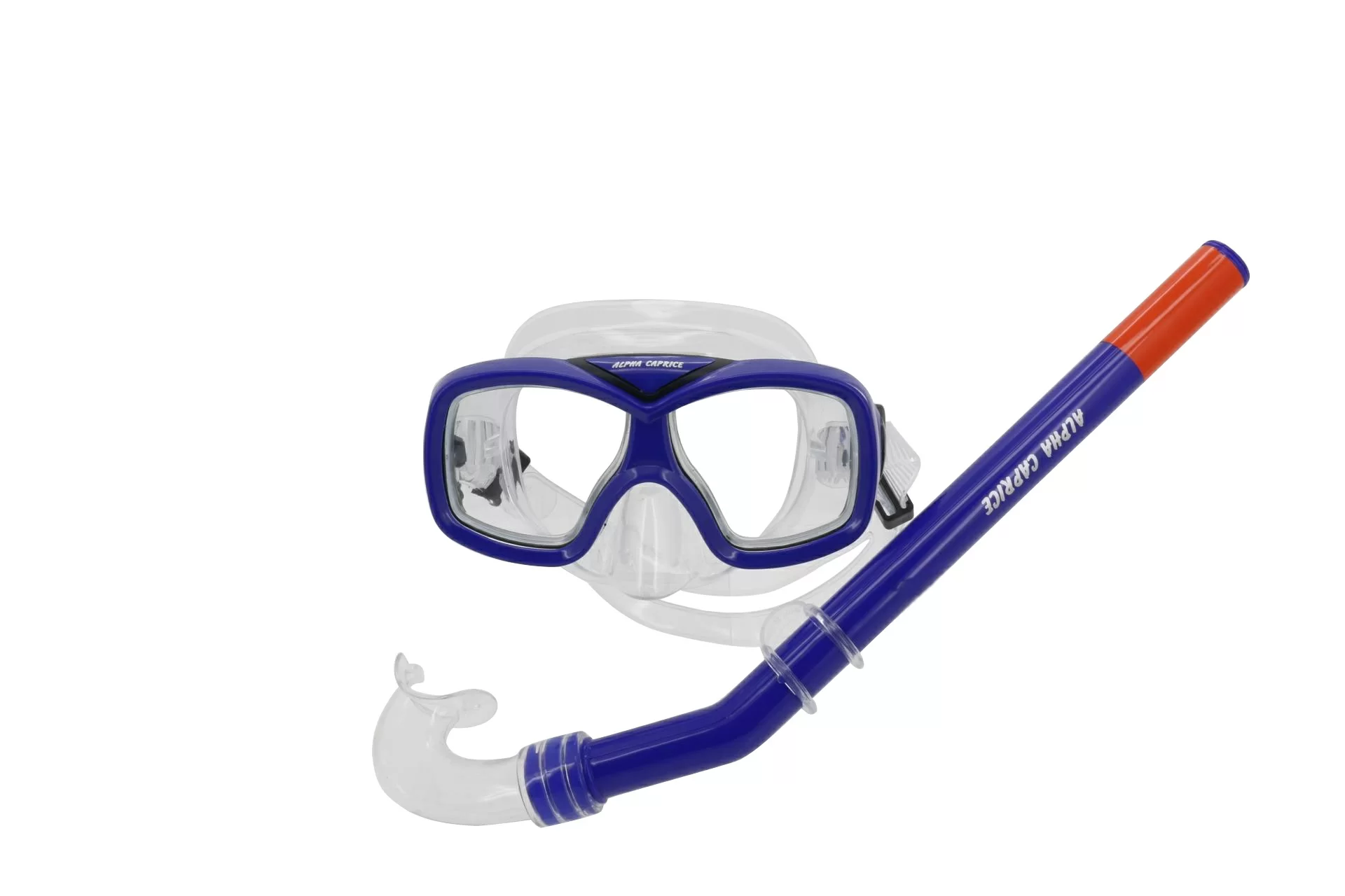 Фото Набор для плавания Alpha Caprice (маска+трубка) MS-1015S37 ПВХ синий со склада магазина СпортСЕ
