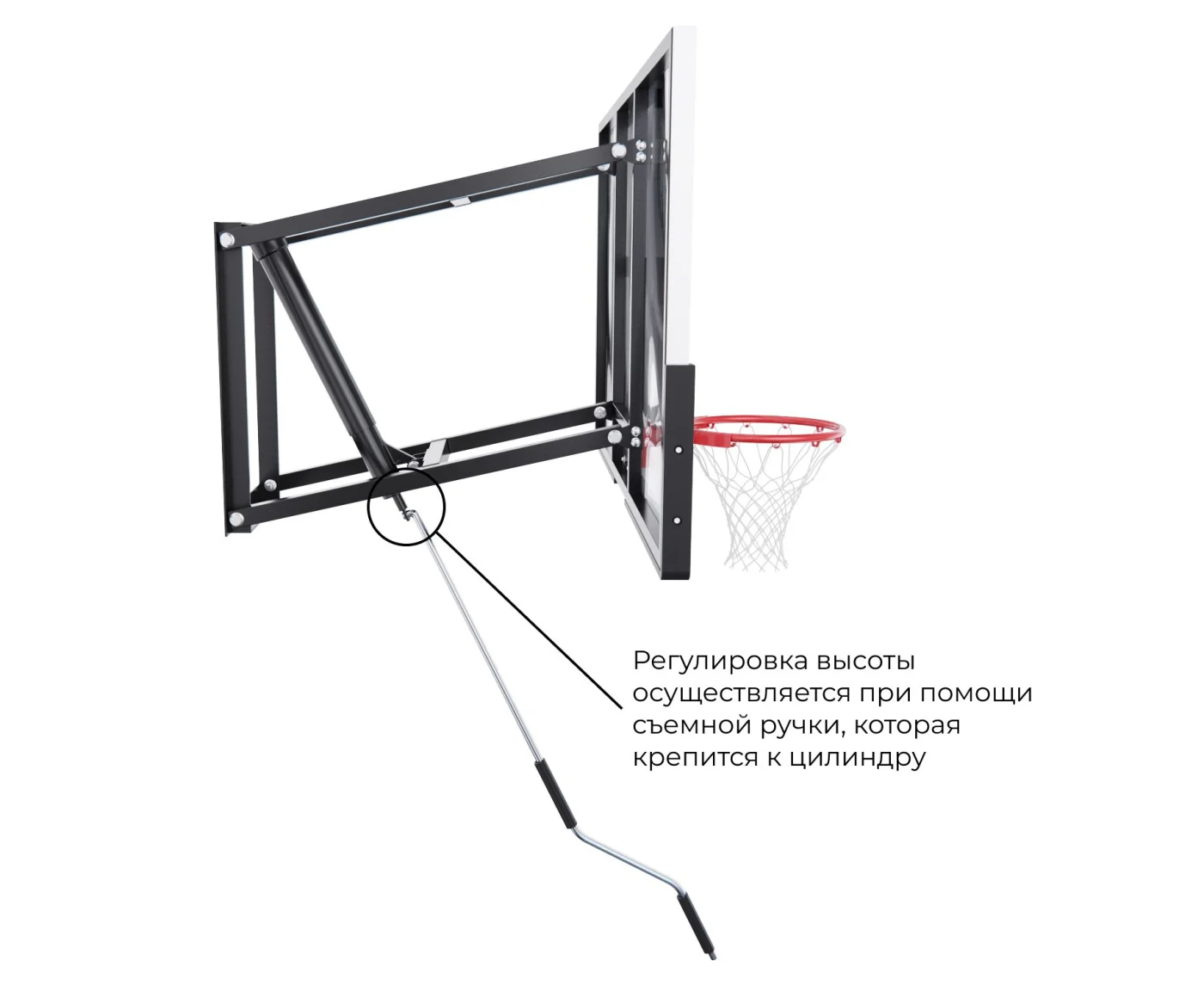  Баскетбольный щит DFC TG8MM152 (два короба) по низким ценам в Томске и Северске