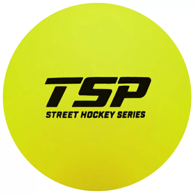 Фото Мяч для стрит-хоккея TSP Street Hockey Ball (для t ниже 0C) yellow 0003371 со склада магазина СпортСЕ
