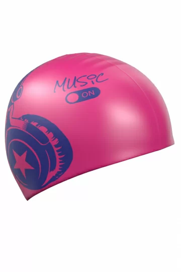 Фото Шапочка для плавания Mad Wave Music pink M0550 08 0 11W со склада магазина СпортСЕ