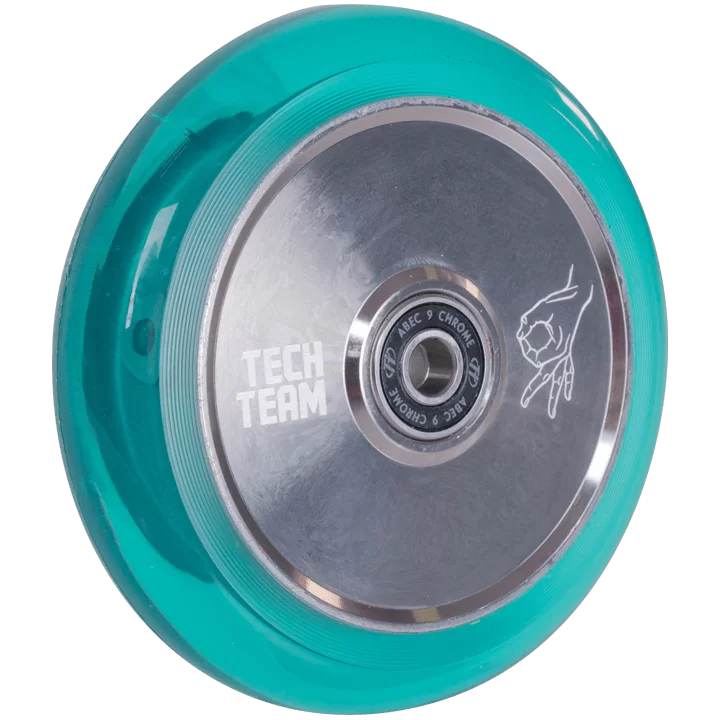 Фото Колесо для самоката TechTeam X-Treme 110*24мм TH transparent sea blue со склада магазина СпортСЕ
