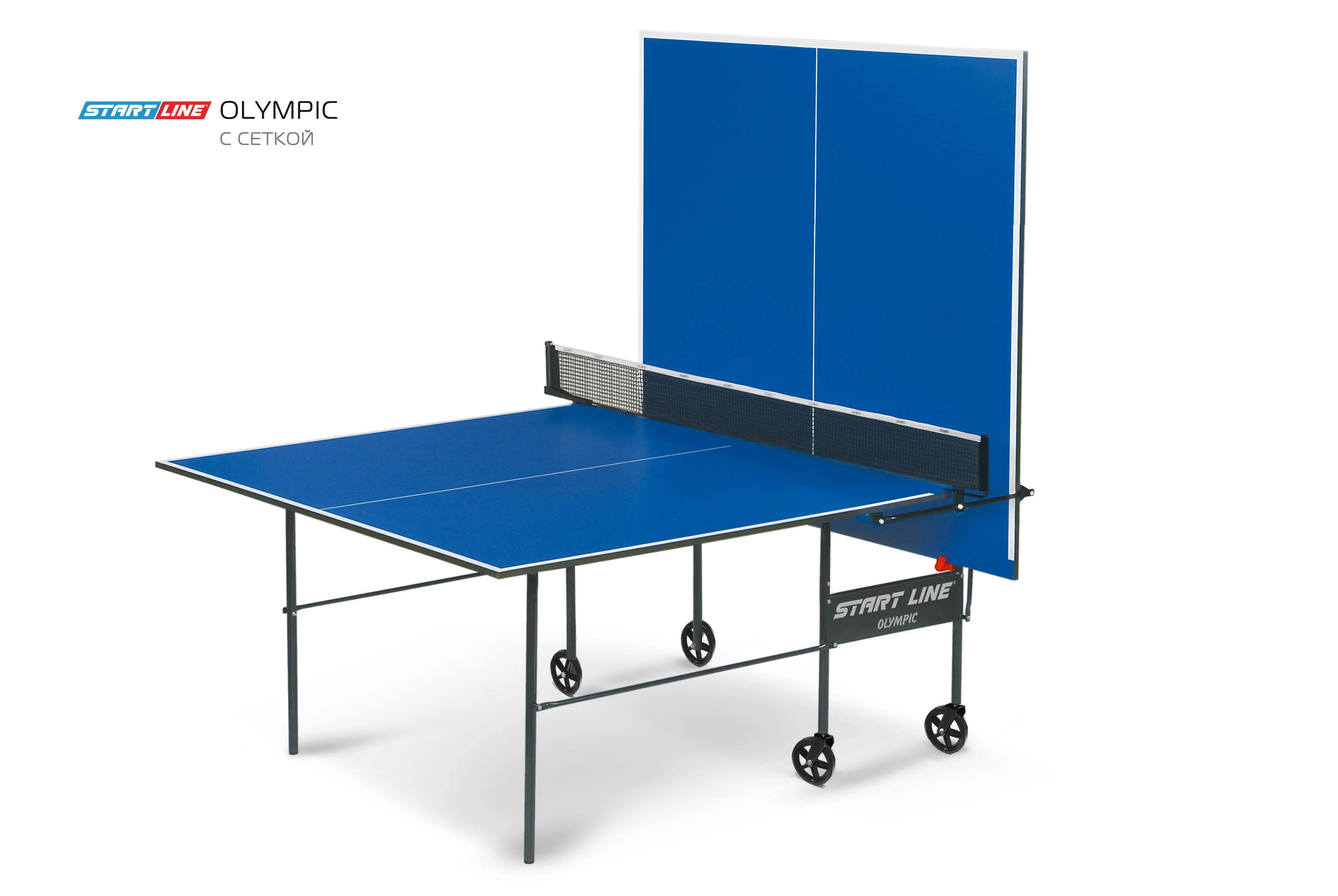  Стол теннисный Olympic с сеткой Синий по низким ценам в Томске и Северске