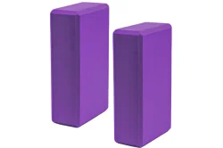 Блоки для йоги BE300-4 полумягкие 2 штуки фиолетовый (E40574) Блоки для йоги BE300-4 полумягкие 2 штуки фиолетовый (E40574)