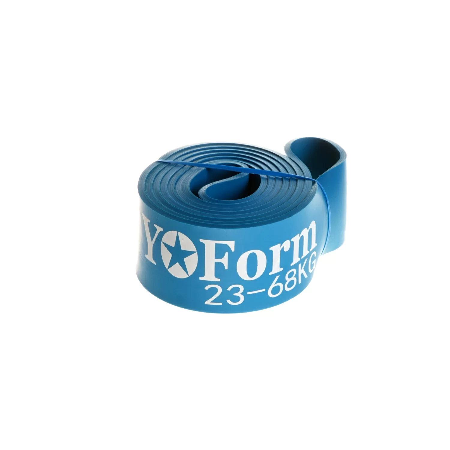 Фото Эспандер петля резиновая 208 * 5.5 * 0.45 см, 23-68 кг Body Form синий BF-RL55 со склада магазина СпортСЕ