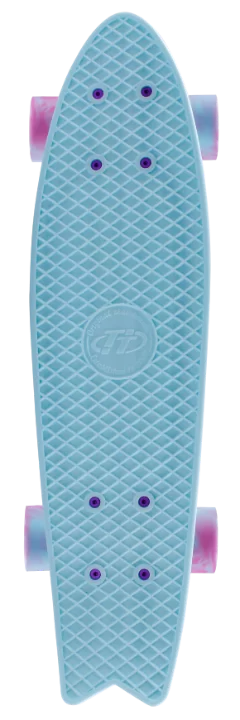 Фото Скейтборд TechTeam пластиковый Fishboard 23 sky blue TLS-406 со склада магазина СпортСЕ