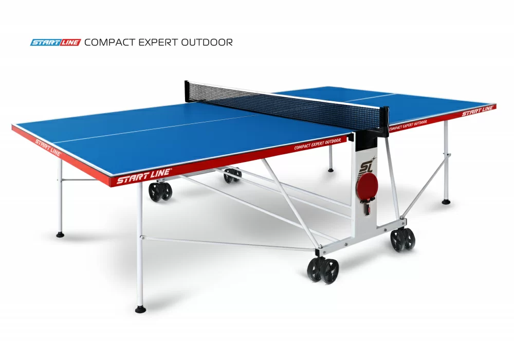 Фото Теннисный стол Start Line Compact Expert Outdoor blue со склада магазина СпортСЕ