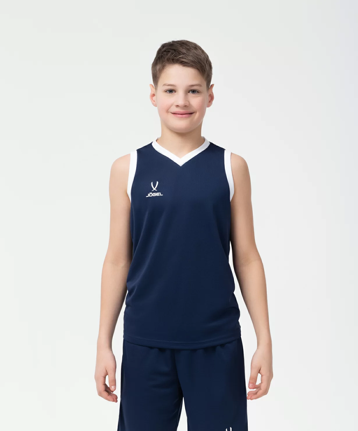 Фото Майка баскетбольная Camp Basic, темно-синий, детский со склада магазина СпортСЕ