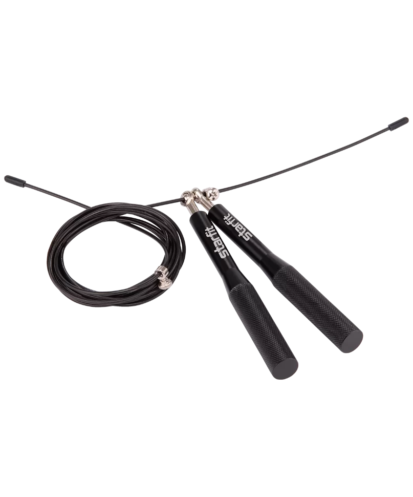 Фото Скакалка StarFit RP-301 скоростная с металлическими ручками черная УТ-00016668 со склада магазина СпортСЕ