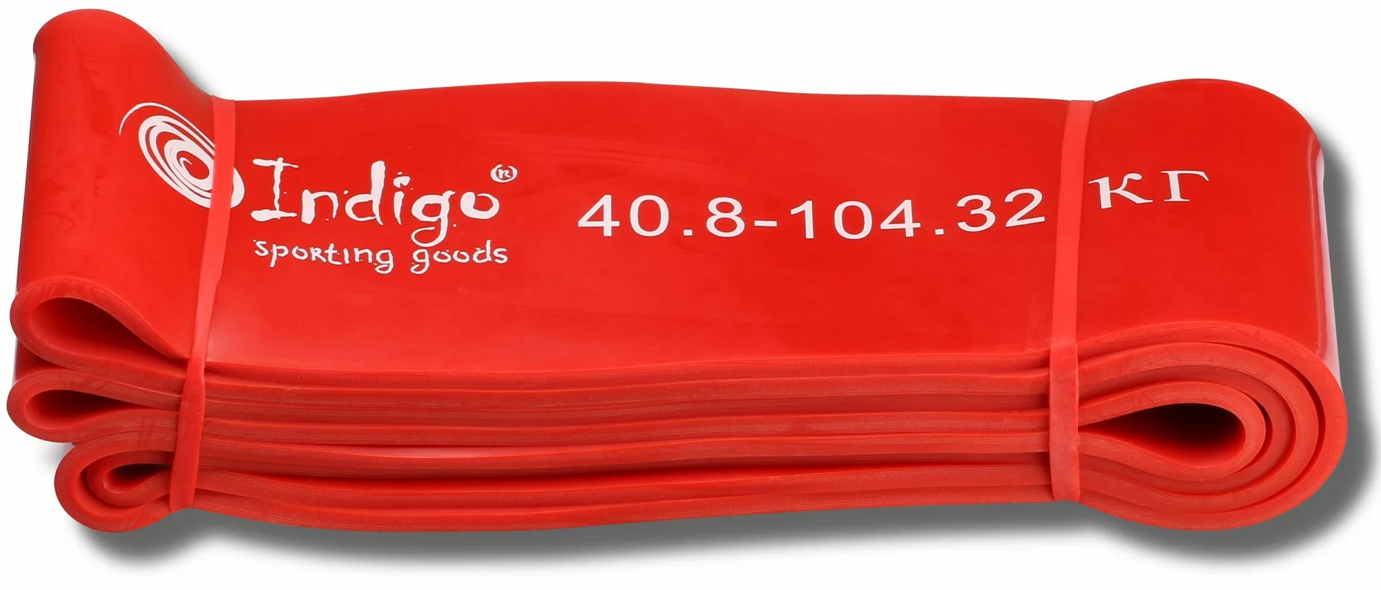 Фото Эспандер петля латексная 208 * 8.3 см Indigo красный 97660 IR со склада магазина СпортСЕ