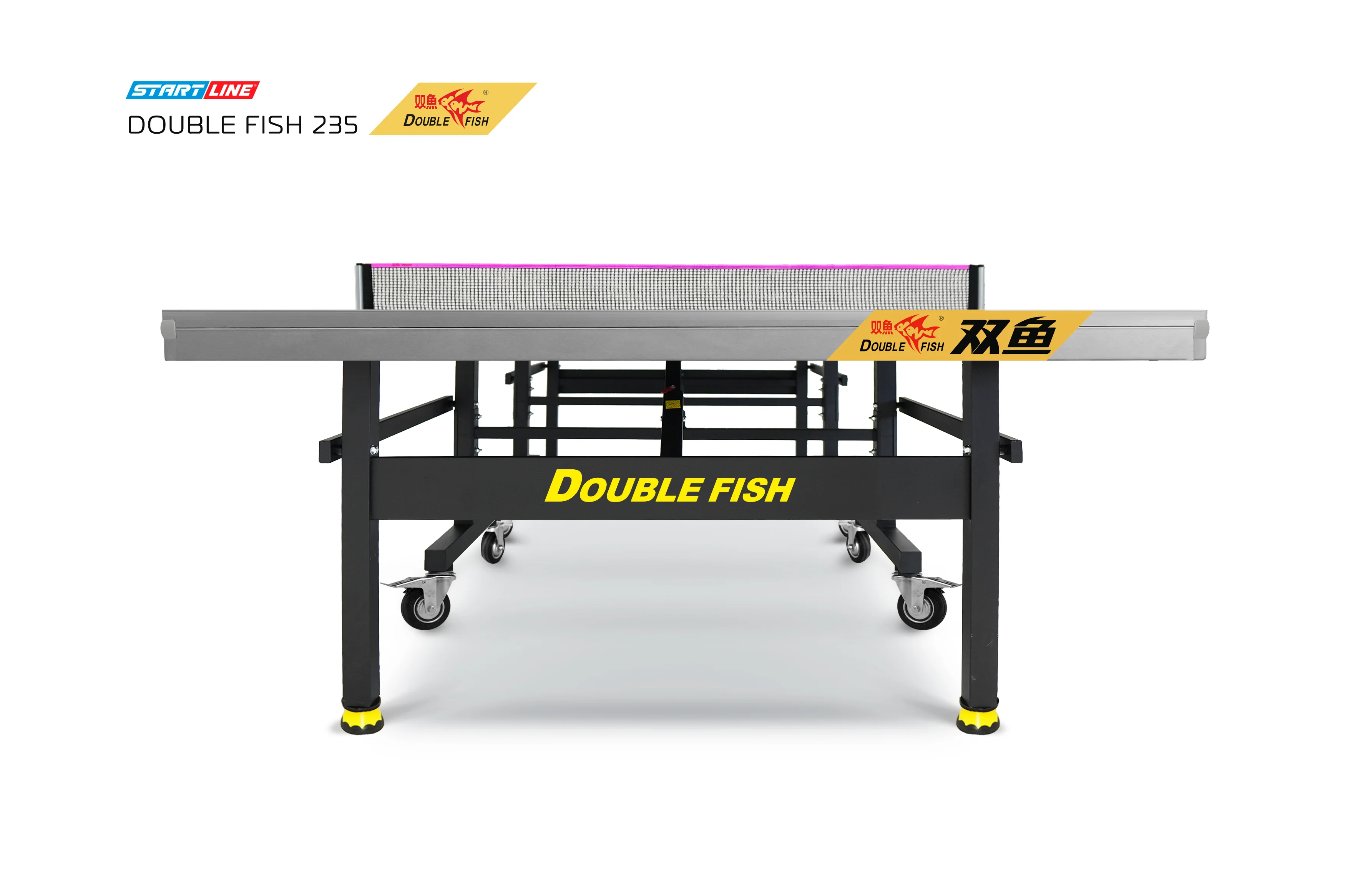  Стол теннисный Double Fish 235 черный по низким ценам в Томске и Северске