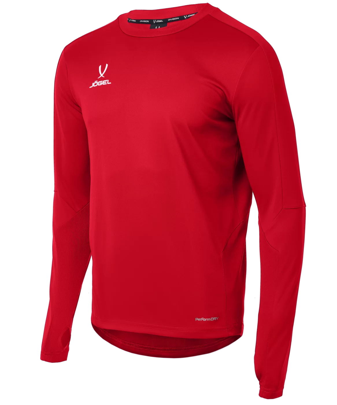 Фото Джемпер тренировочный DIVISION PerFormDRY Pro Training Top, красный со склада магазина СпортСЕ