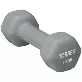 Фото Гантель неопреновая 3 кг Torres PL50013 со склада магазина СпортСЕ