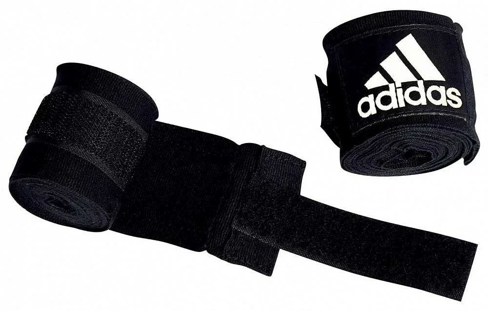 Фото Бинт боксерский 2.55 м Adidas New Rules Boxing Crepe Bandage черный adiBP031 со склада магазина СпортСЕ