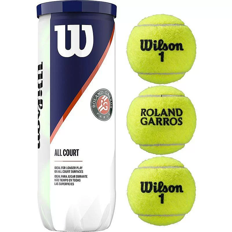 Фото Мяч для тенниса Wilson Roland Garros All Court за 1 шт. WRT126400 со склада магазина СпортСЕ