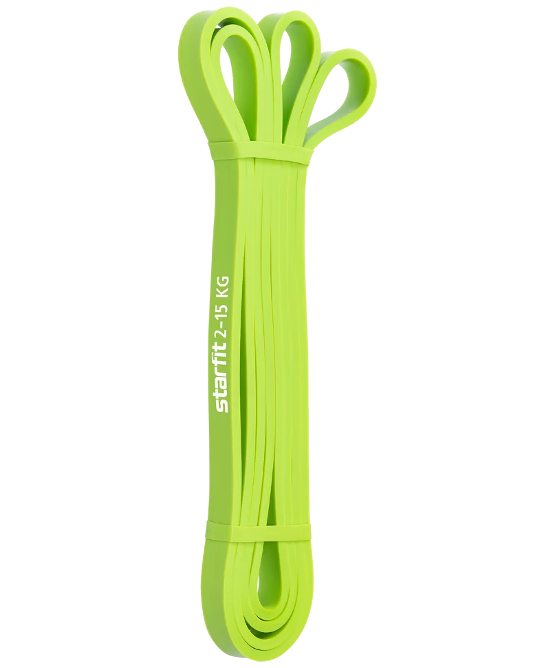 Фото Эспандер ленточный StarFit ES-802 2-15 кг 208 х1,3см зеленый 16570 со склада магазина СпортСЕ