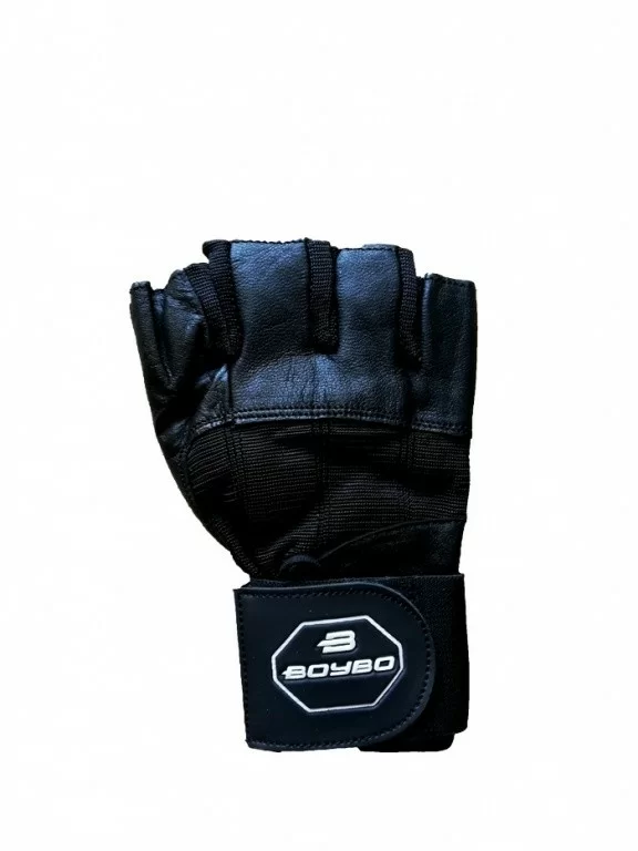 Фото Перчатки для фитнеса BoyBo X-Energy черные со склада магазина СпортСЕ