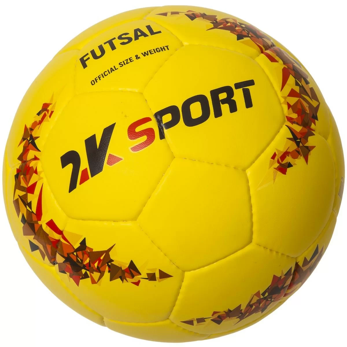 Фото Мяч футзальный 2K Sport Сrystal Pro AMFR sala №4 yellow/red 127092 со склада магазина СпортСЕ