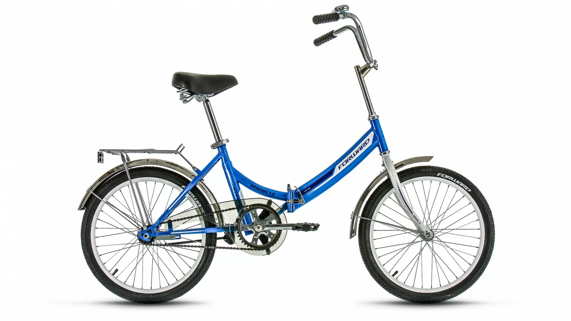 Фото Велосипед Forward Arsenal 20 1.0 скл (1ск.) (2019) синий RBKW9YF01002 со склада магазина СпортСЕ