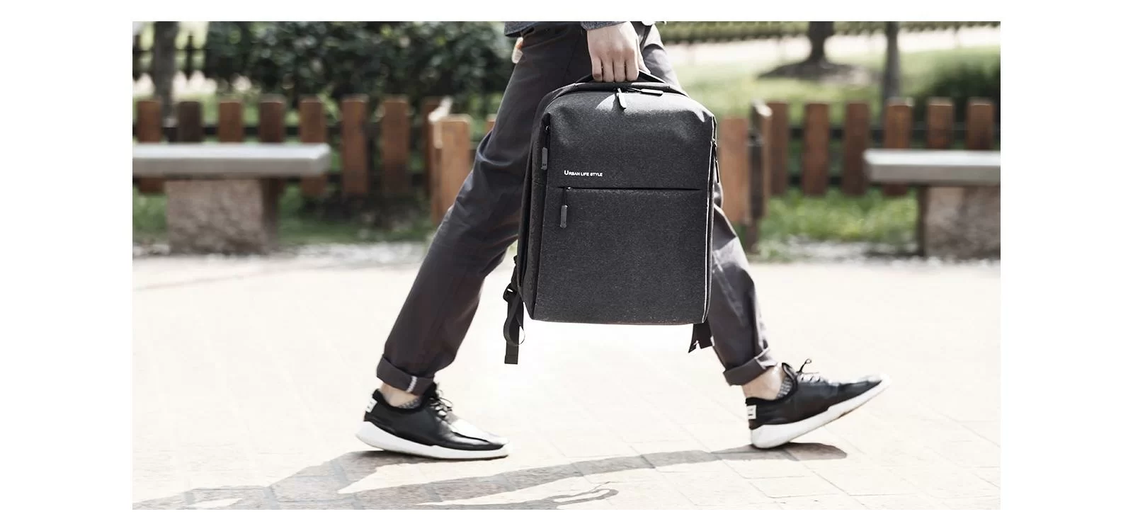 Фото Рюкзак Xiaomi Mi Minimalist Backpack Urban Life Style 300х140x390 grey  00-00002685 со склада магазина СпортСЕ
