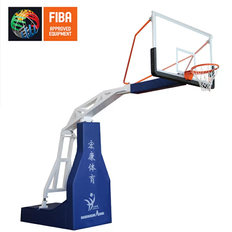 Фото Стойка баскетбольная мобильная 1007. Сертификат FIBA-2024 со склада магазина СпортСЕ
