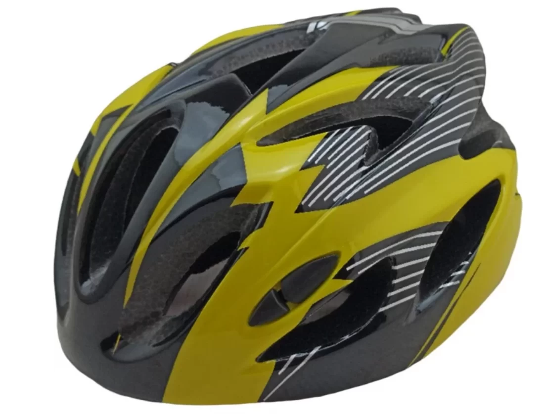 Фото Шлем FSD-HL057 (out-mold) жёлто-чёрный 600321 со склада магазина СпортСЕ