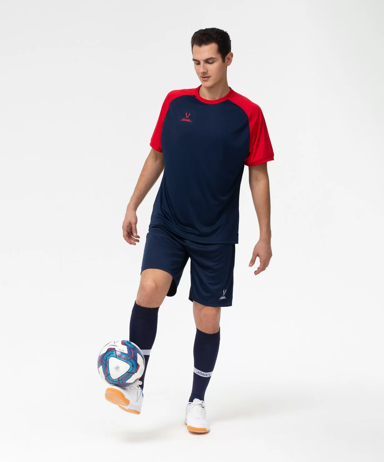 Фото Футболка игровая CAMP Reglan Jersey, темно-синий/красный со склада магазина СпортСЕ