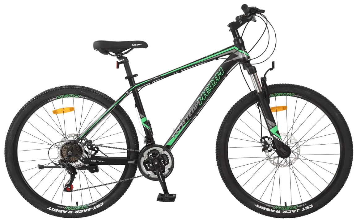 Фото Велосипед TechTeam Neon 27.5" зеленый (алюминий) со склада магазина СпортСЕ