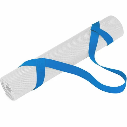 Фото Ремень-стяжка универсальная для йога ковриков и валиков RS-5 синий 10016869 со склада магазина СпортСЕ