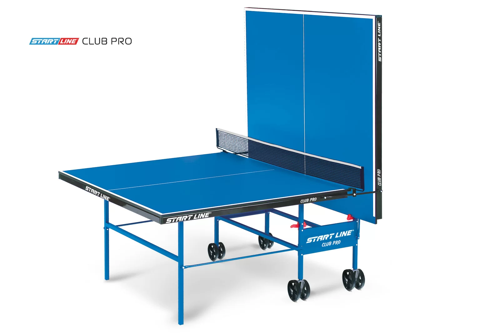 Фото Теннисный стол Start Line Club PRO с сеткой синий 60640 со склада магазина СпортСЕ