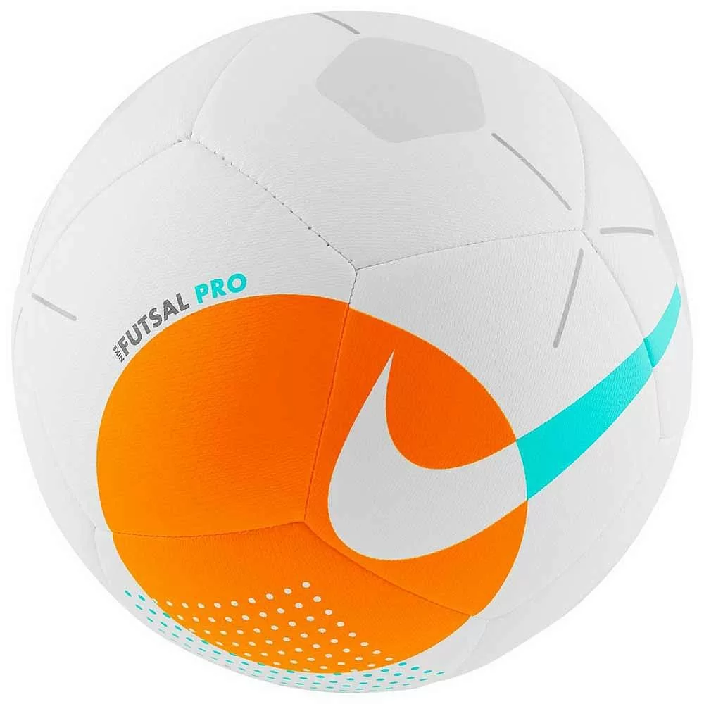 Фото Мяч футзальный Nike Pro №4 Fifa Pro бело-оранжевый SC3971-103 со склада магазина СпортСЕ