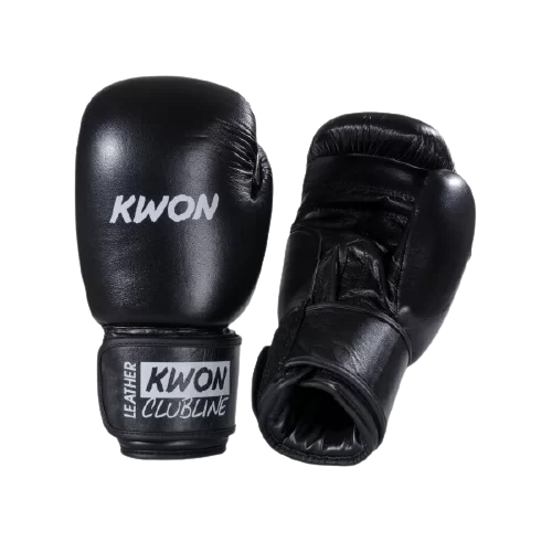 Фото Перчатки боксерские Kwon Pointer boxing gloves кр/черн 554005K со склада магазина СпортСЕ
