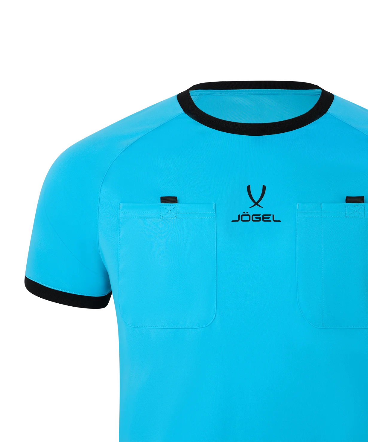  Футболка судейская JÖGEL Referee tee, голубой по низким ценам в Томске и Северске