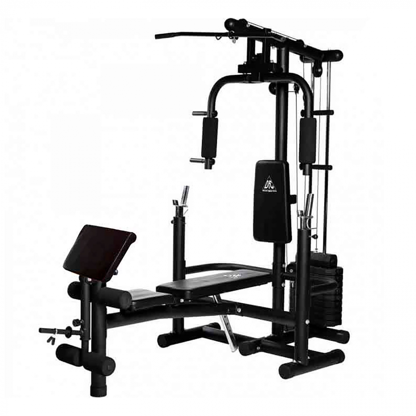  Силовой комплекс со скамьей DFC Homegym (три короба + два груза) D854 по низким ценам в Томске и Северске