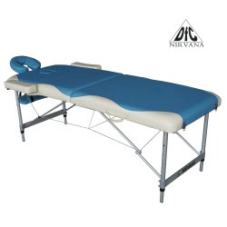 Массажный стол DFC NIRVANA, Elegant DELUXE, 186х70х5 см, алюм. ножки, цвет голуб./беж. Массажный стол DFC NIRVANA, Elegant DELUXE, 186х70х5 см, алюм. ножки, цвет голуб./беж.