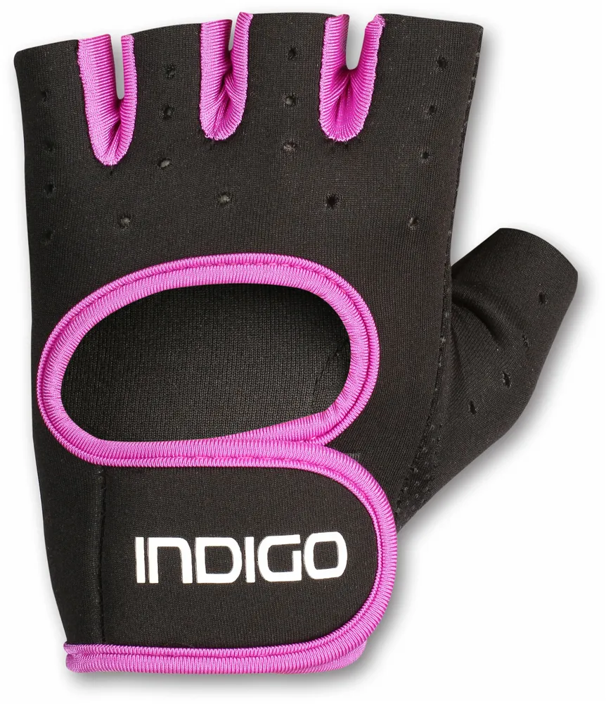 Фото Перчатки Indigo неопрен черно-фиолетовый IN200 со склада магазина СпортСЕ