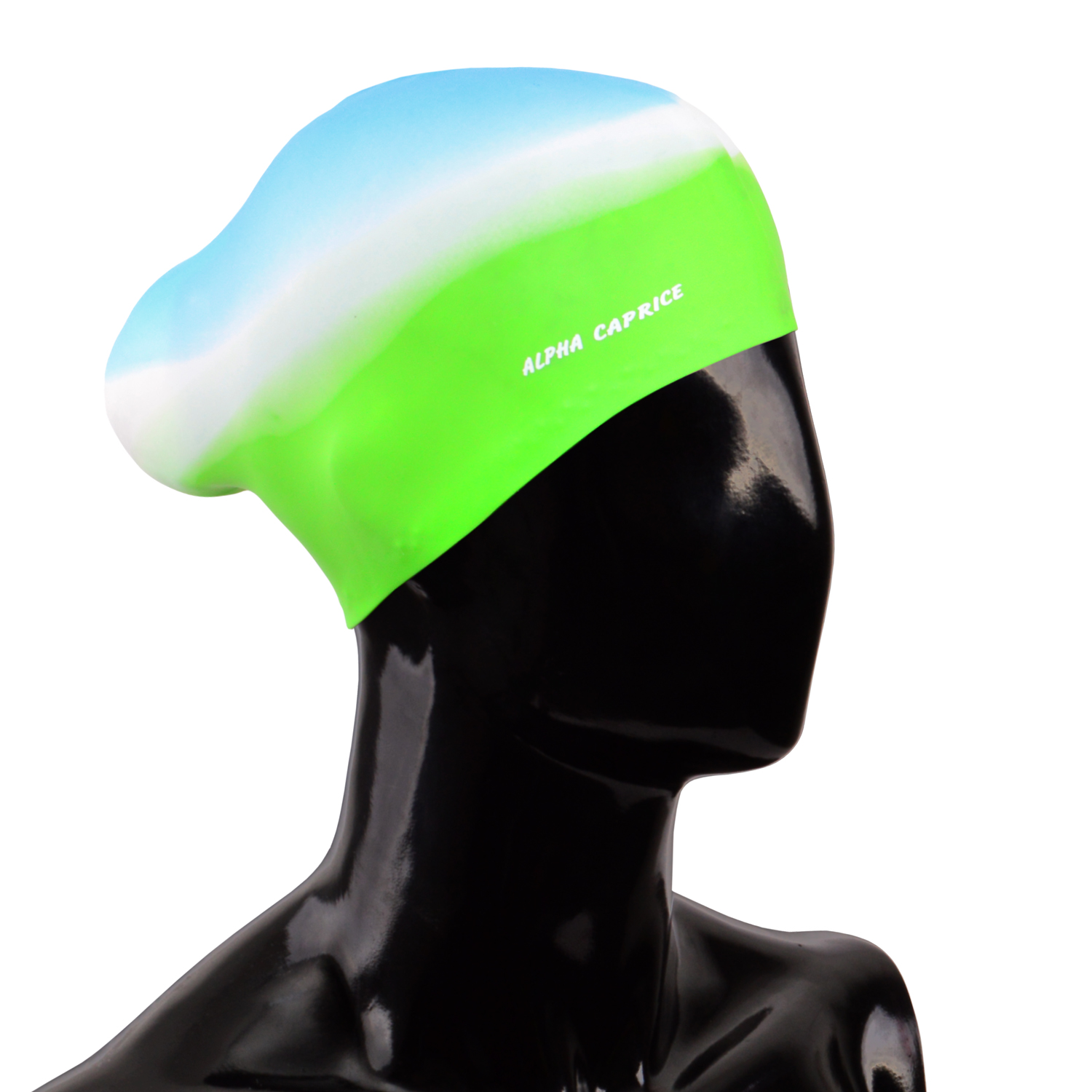Шапочка для плавания Alpha Caprice SCL-9 для длинных волос skyblue/white/green Шапочка для плавания Alpha Caprice SCL-9 для длинных волос skyblue/white/green по низким ценам в Томске и Северске