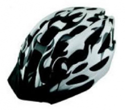Шлем FSD-HL003 (in-mold) чёрно-белый 600308