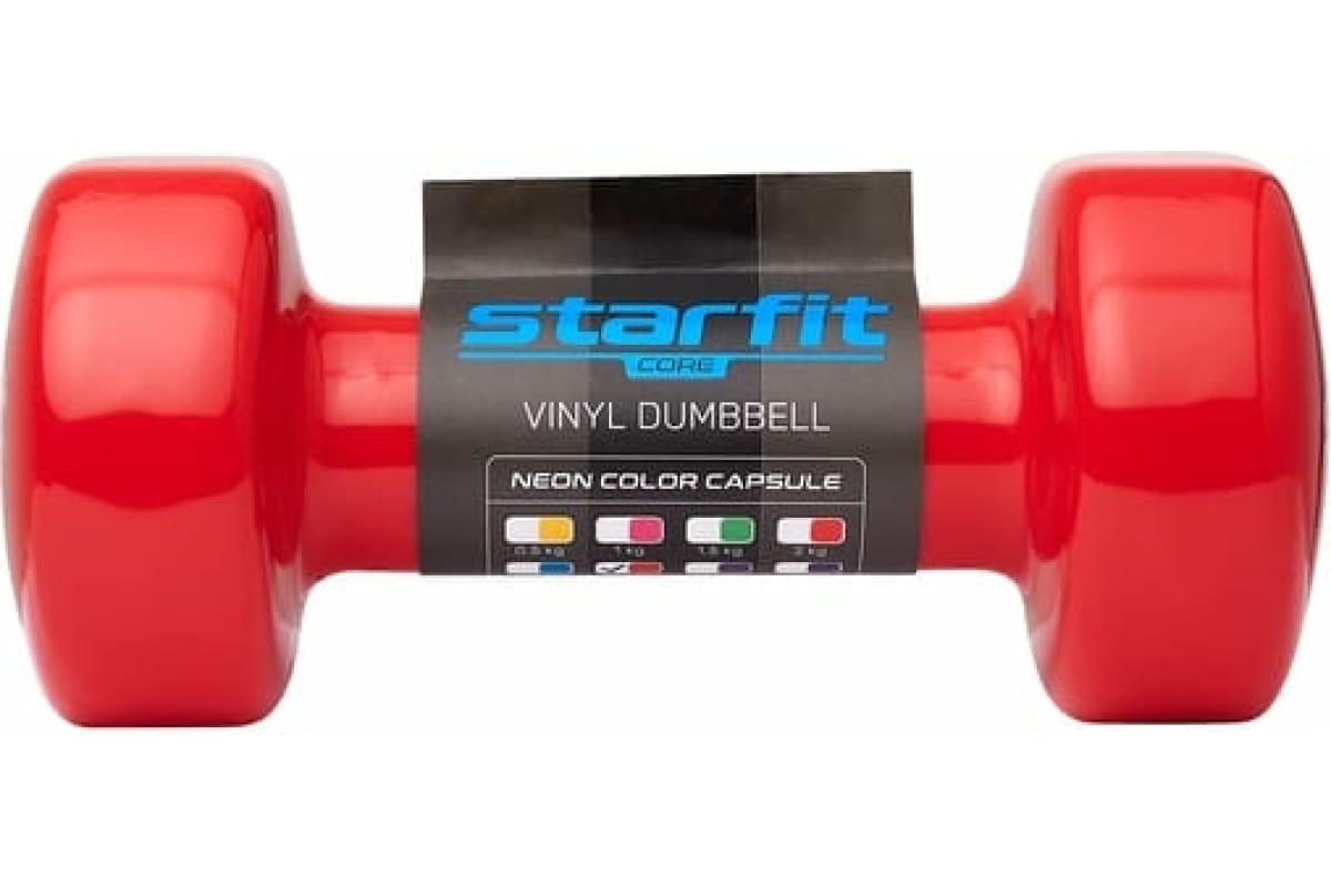 Гантель виниловая 3 кг StartFit DB-101 красный (1 шт) Гантель виниловая 3 кг StartFit DB-101 красный (1 шт) по низким ценам в Томске и Северске