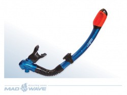 Трубка для плавания Mad Wave Aquatic II голубой металлик M0628 01 0 15W